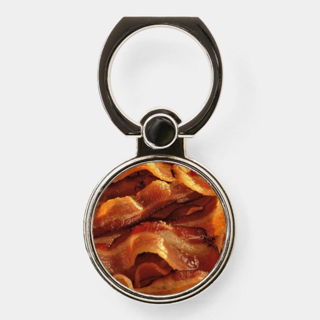 Cell Phone Holder/Grip BACON Ring Stand (Front)