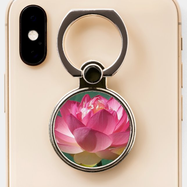 Cell Phone Holder/Grip Lotus Blossom Phone Ring Stand (Close Up)