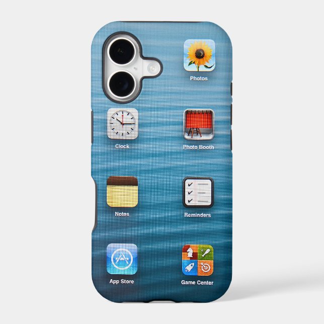 Cell Phone Icons Iphone Case (Back)