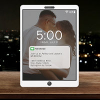 Cell Phone Lock Screen Wedding