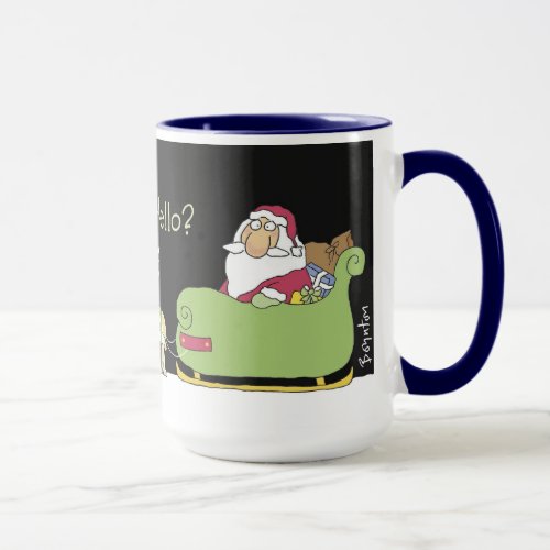 Cell Phone Reindeer Mug