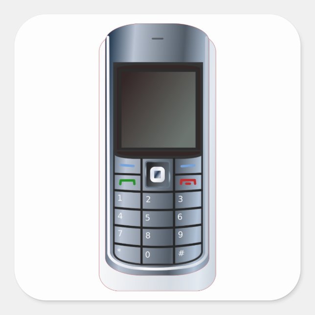 Cell Phone Square Sticker (Front)