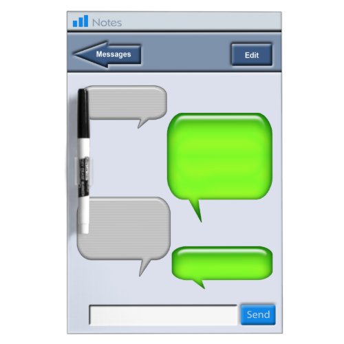 Cell Phone Text message Novelty Dry Erase Board
