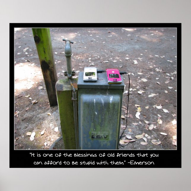 Cell Phones Charging Poster (Front)