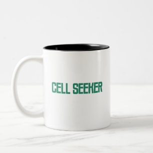 Cell Seeker Excel Data Explorer Spreadsheet Two-Tone Coffee Mug