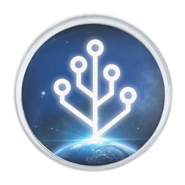 Cell to Singularity Lapel Pin (Front)