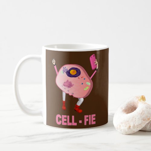 Cellfie Biology Science Biologist Teacher Selfie  Coffee Mug