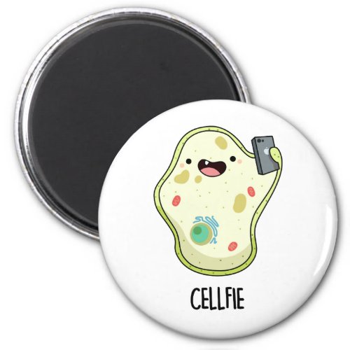 Cellfie Funny Biology Selfie Pun  Magnet