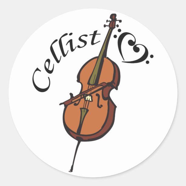 Cello Stickers | Zazzle