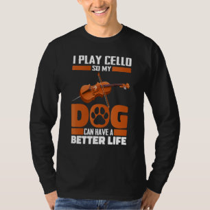 Cellist Dog - Orchestra Violincello Cello T-Shirt