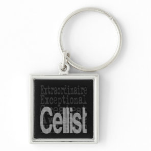 Cellist Extraordinaire Keychain