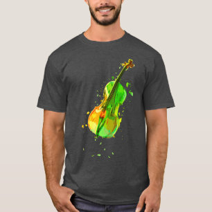 Cellist Gift Idea Cello Player Art 6 T-Shirt