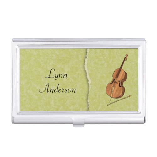 Cellist String Quartet or Orchestra Business Card Holder