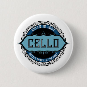 Cello Best Music Note Circle Button