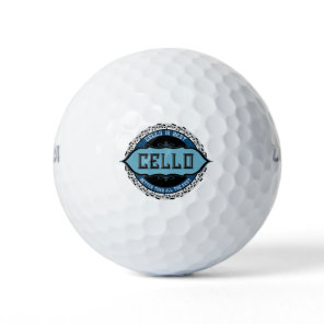 Cello Best Music Note Circle Golf Balls