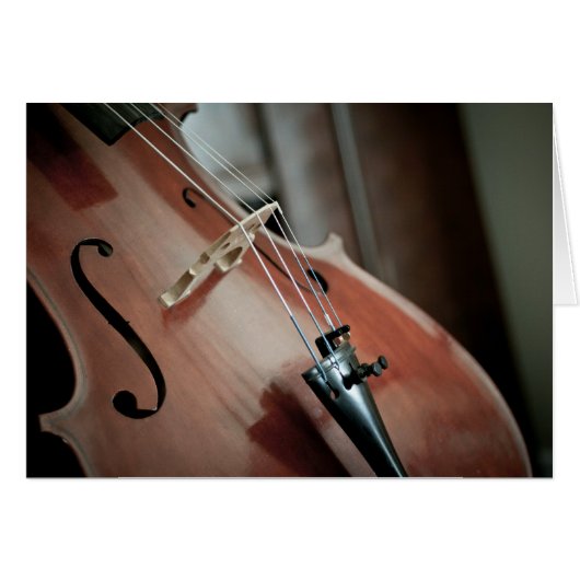 Cello Blank Card (Front Horizontal)