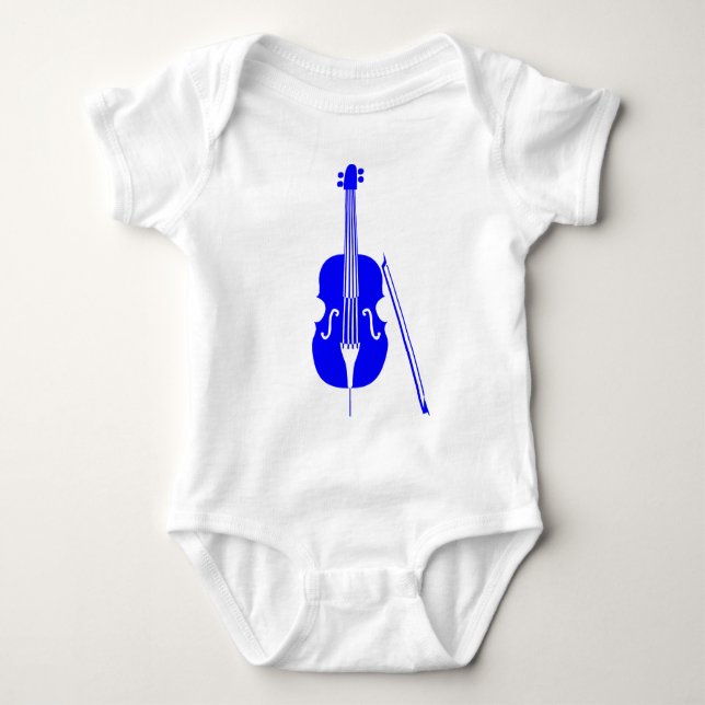 Cello - Blue Baby Bodysuit (Front)