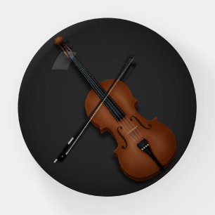 Cello & Bow Classical Stringed Instrument Round Paperweight