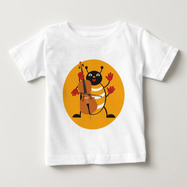 Cello Bug Baby T-Shirt (Front)