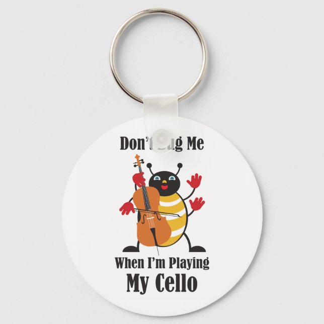 Cello Bug Keychain (Front)