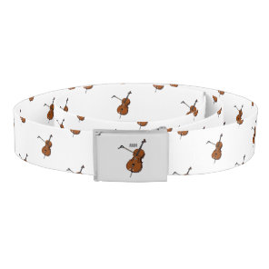 Cello cartoon illustration  belt