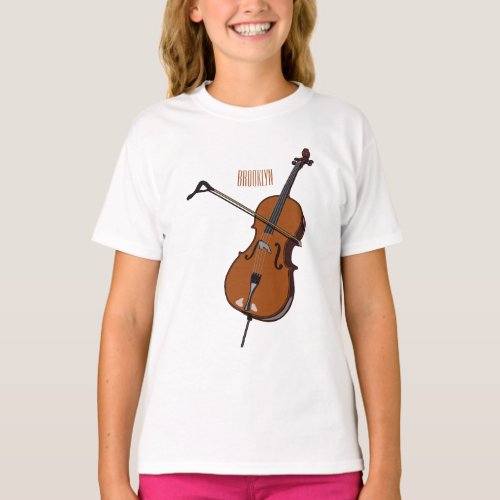 Cello cartoon illustration  T_Shirt