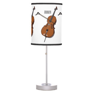 Cello cartoon illustration  table lamp