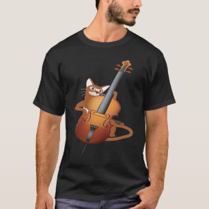 Cello Cat Orchestra Classical Music Strings Cellis T-Shirt