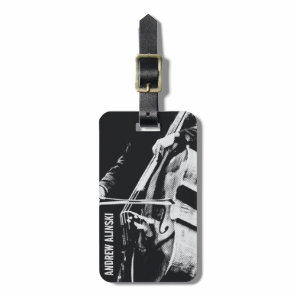 Cello, cellist, double bass Luggage Tag