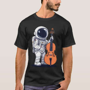 Cello Cellist Music Cello Player Astronaut T-Shirt