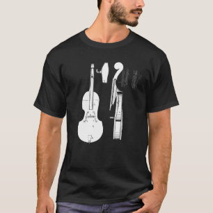 Cello Cellists Jazz Band Art Rock And Roll Music V T-Shirt