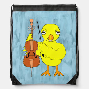Cello Chick Drawstring Bag