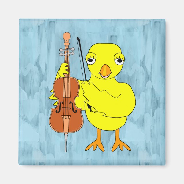 Cello Chick Magnet (Front)