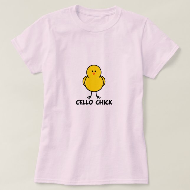 Cello Chick T-Shirt (Design Front)