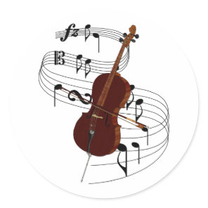 Cello Classic Round Sticker