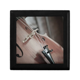 Cello classical music stringed instrument keepsake box | Zazzle