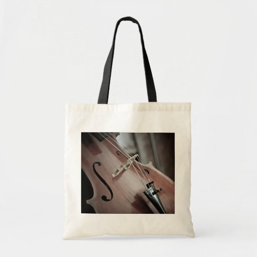 Cello classical music stringed instrument tote bag