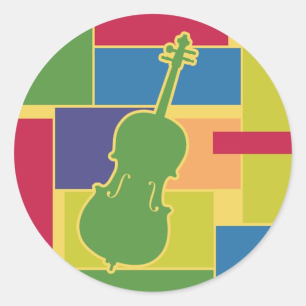 Cello Stickers | Zazzle