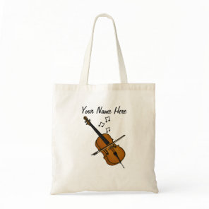 Cello Custom Cellist String Musician Gift Tote Bag