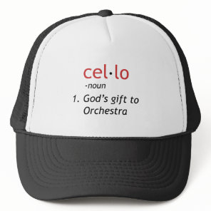 Cello Definition Trucker Hat
