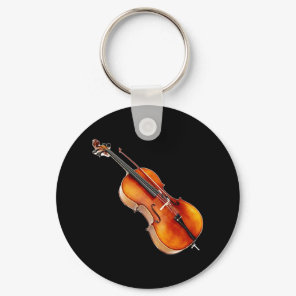 "Cello" design jewelry set Keychain