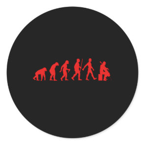 Cello For Cellist Chello Player Classic Round Sticker