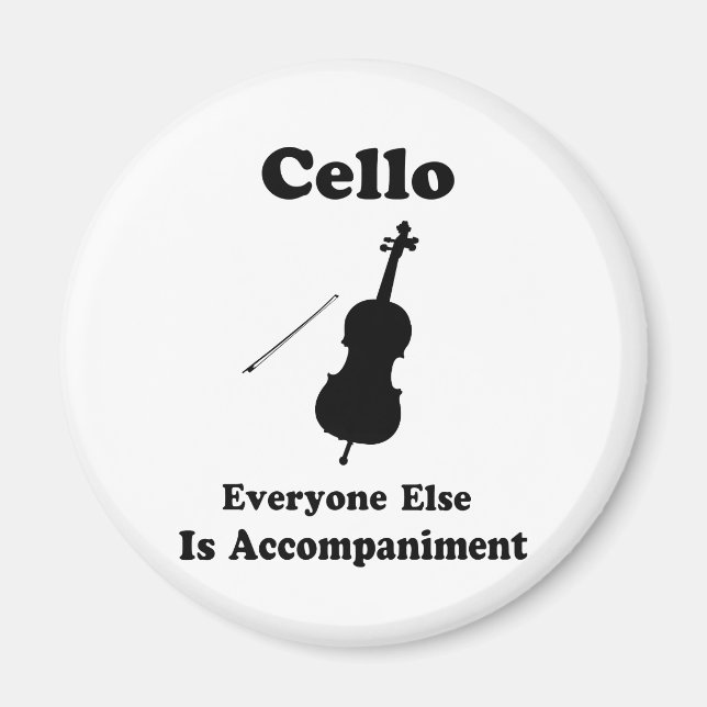 Cello Gift Magnet (Front)