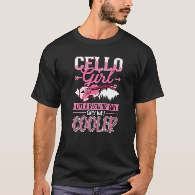 Cello Girl Cellist Cello Player  5 T-Shirt (Front)