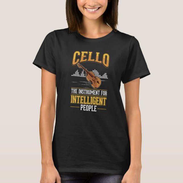 Cello Girl Cellist Cello Player  T-Shirt (Front)