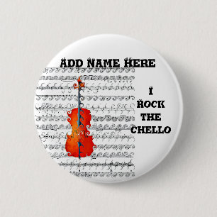 Cello & I Rock!_ Button