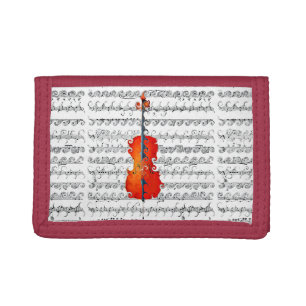 Cello & I_ Tri-fold Wallet