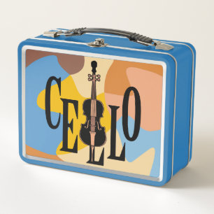 Cello In Cello Metal Lunch Box