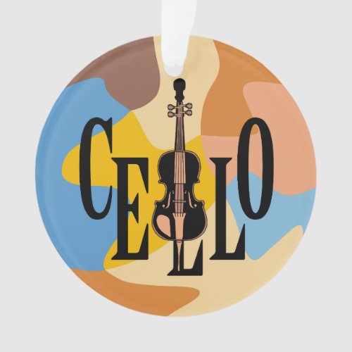 Cello In Cello Ornament