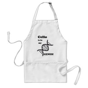 Cello Is In My Genes Adult Apron